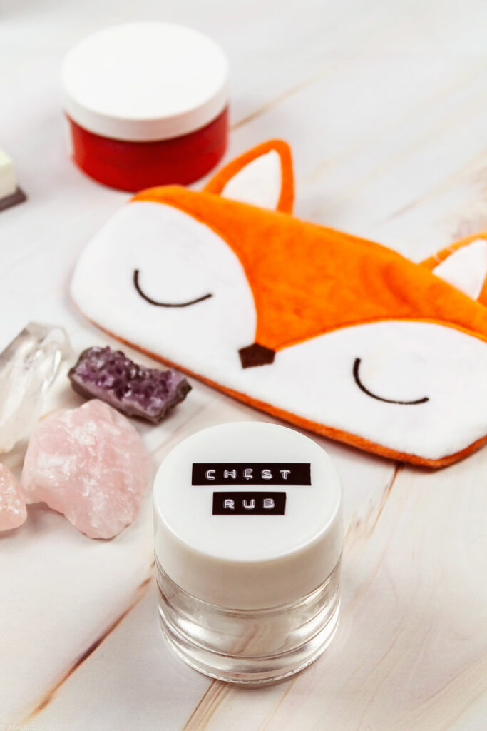 DIY Homemade chest rub for cough, cold & congestion Seven Roses