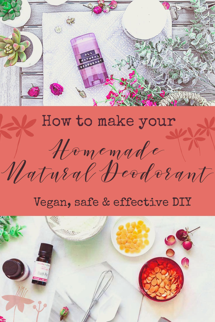 DIY Vegan Natural Deodorant: best homemade deodorant recipe