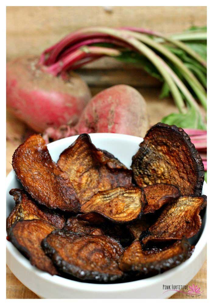 Oven Baked Beet Chips