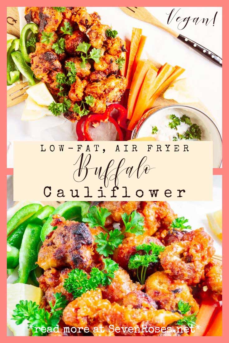 Low-Fat Buffalo Cauliflower – Air Fryer