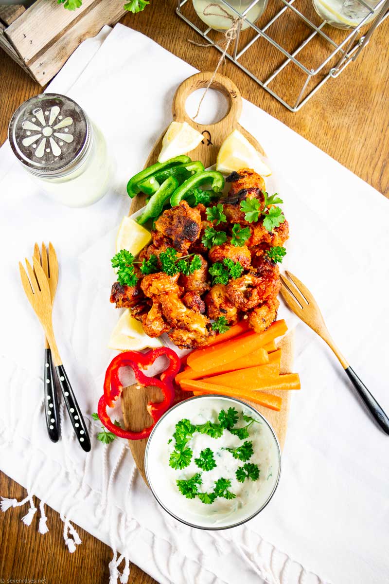 Low-Fat, High-Flavor Buffalo Cauliflower