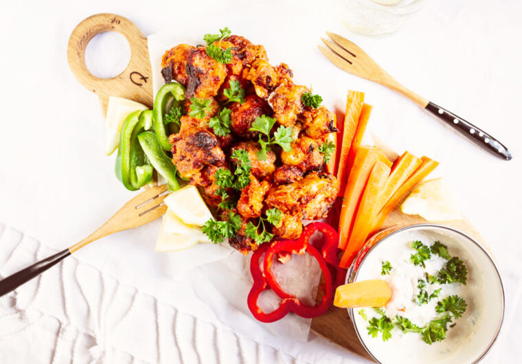 Buffalo Cauliflower - The Essential Vegan Air Fryer