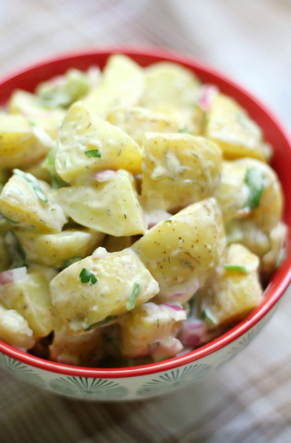 Classic american potato salad