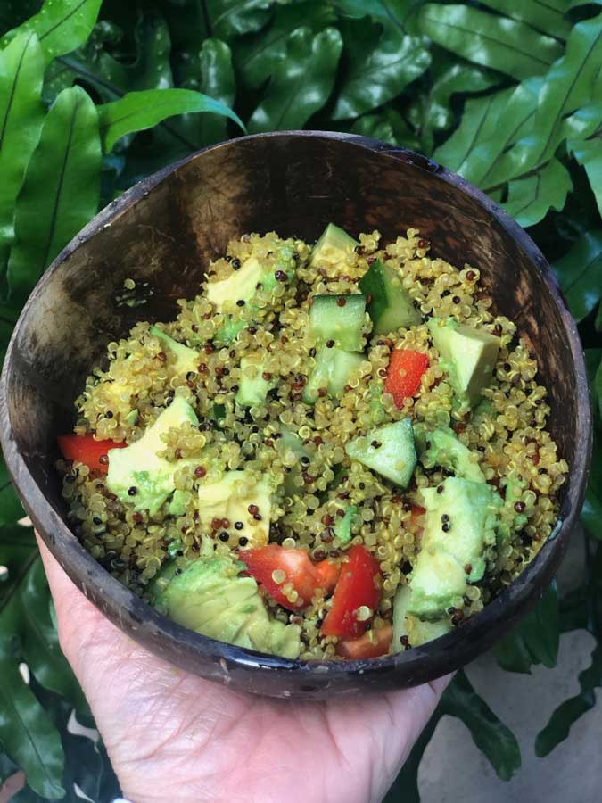 Easy Curry Quinoa Salad