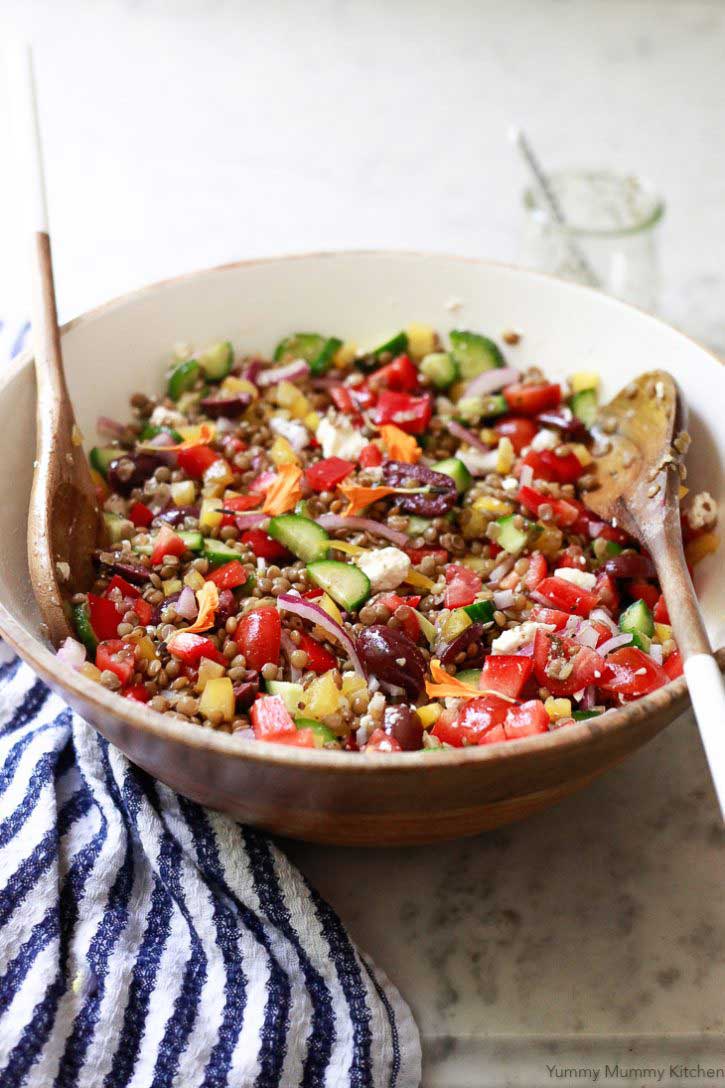 MEDITERRANEAN LENTIL SALAD