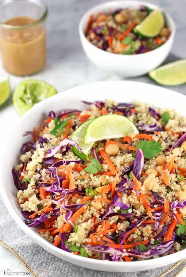 Chickpea Thai Quinoa Salad