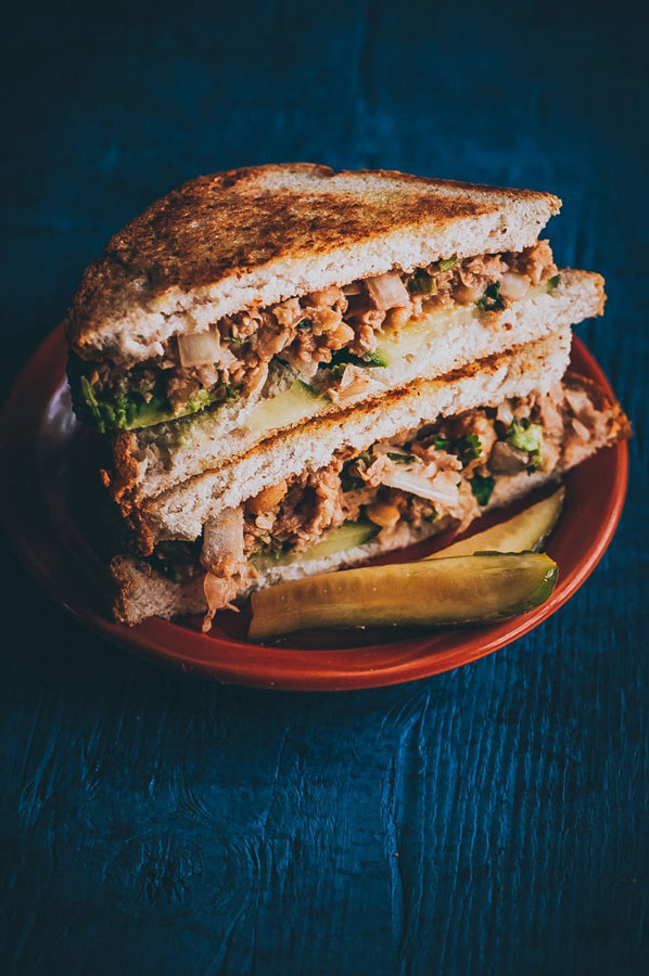 Zesty Smashed Chickpea Salad Sandwich