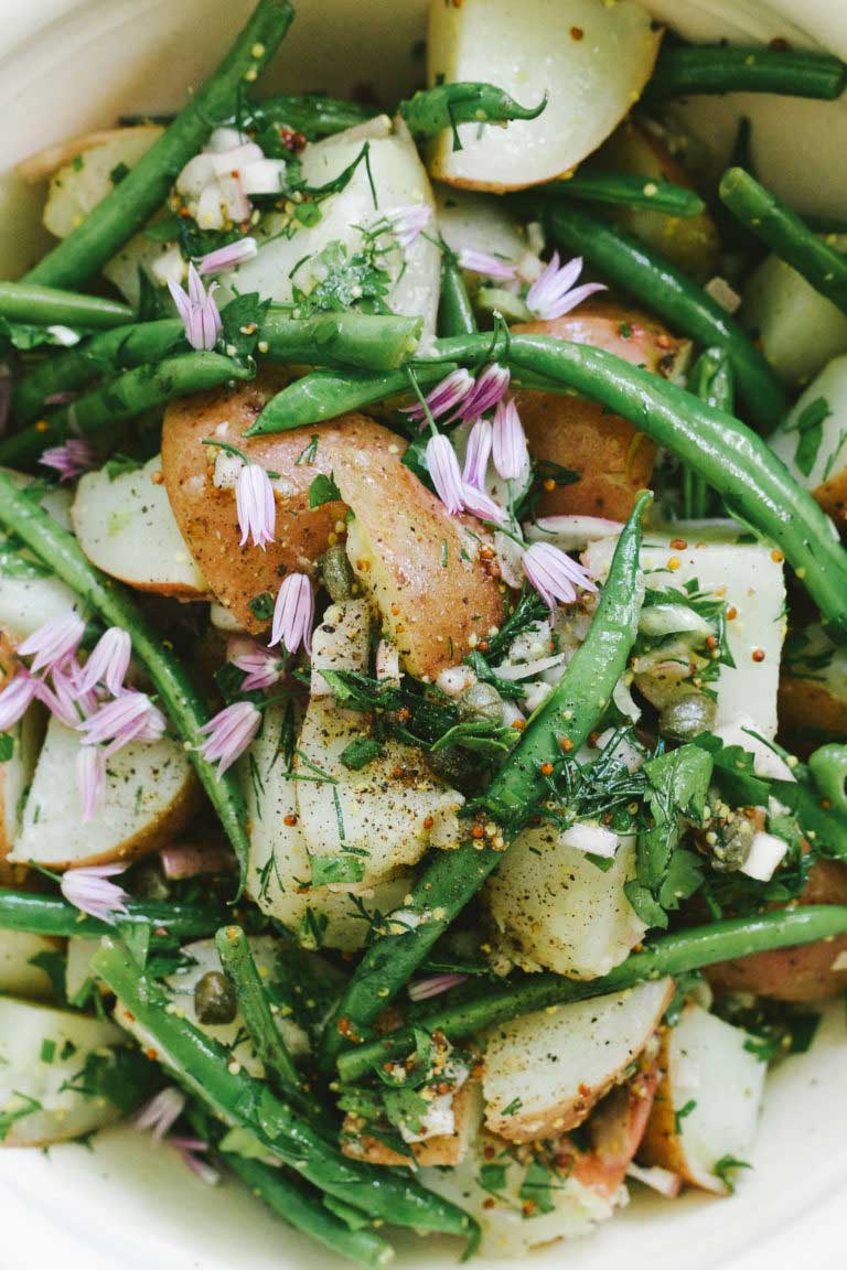 WARM POTATO SALAD WITH HERBS