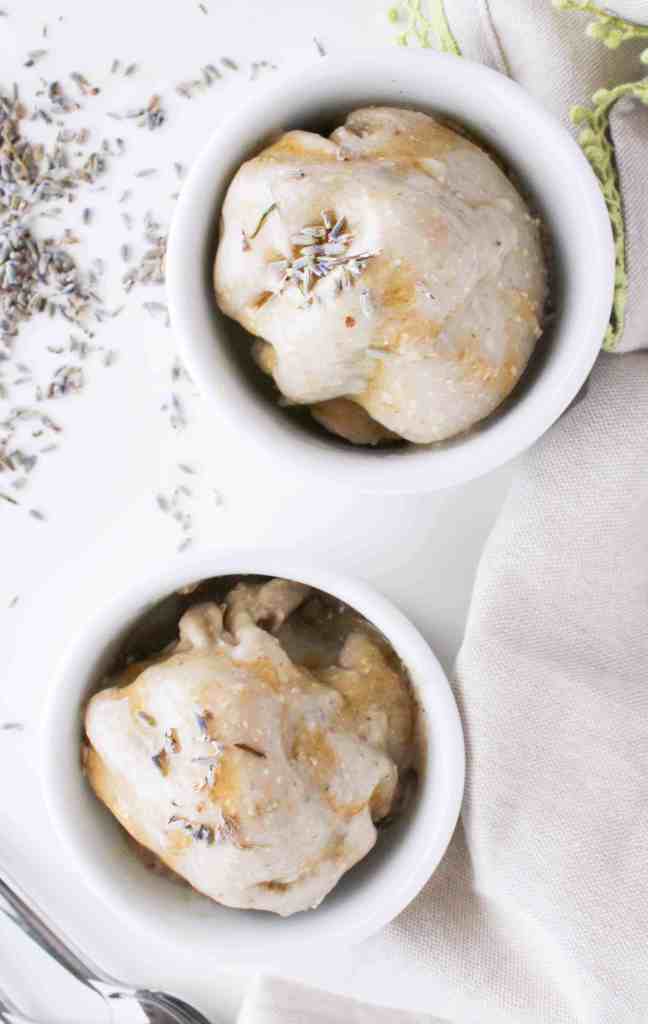 relaxing lavender oat banana ice cream