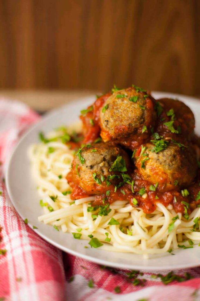 Easy Vegan Eggplant Meatballs at My Pure Plants