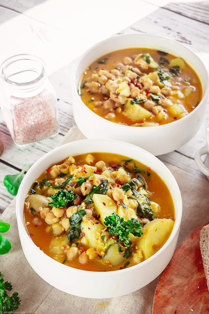 hearty, comforting recipe bursting with flavors: the Creamy Potato Coconut Stew