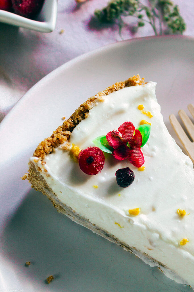 No-bake, easy Vegan cheesecake
