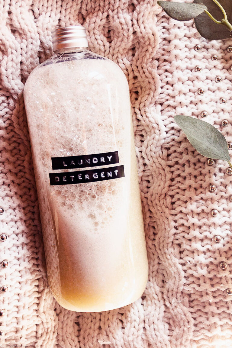 How to make your own DIY laundry detergent with essential oils Seven Roses