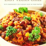 super easy vegan chili recipe