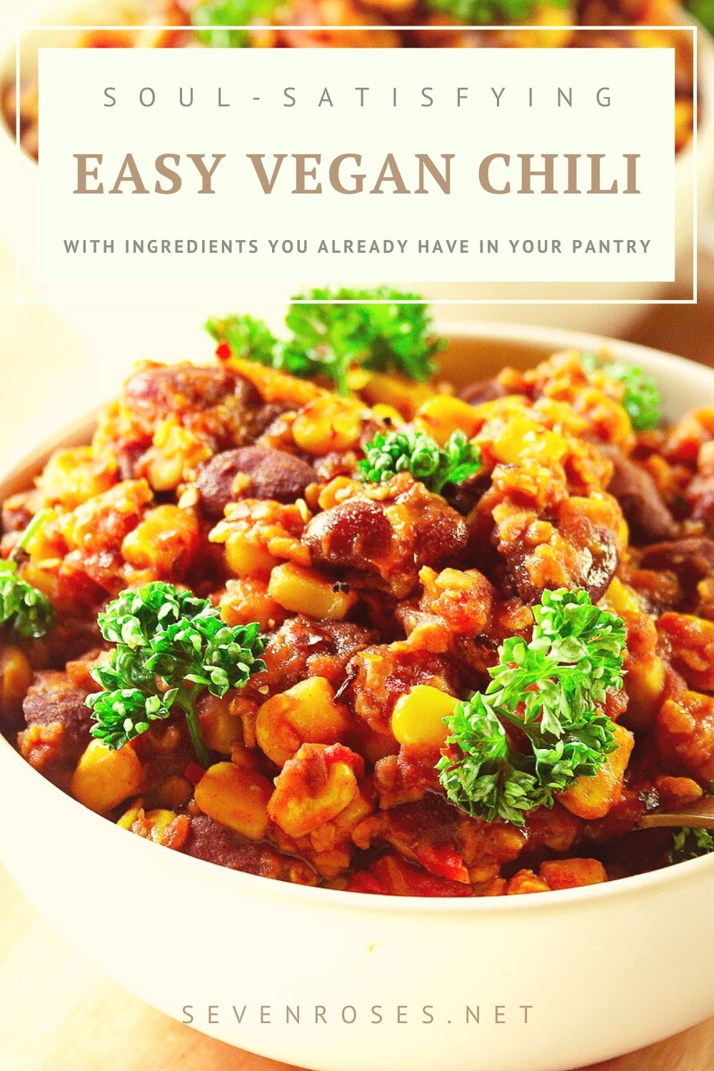 super easy vegan chili recipe