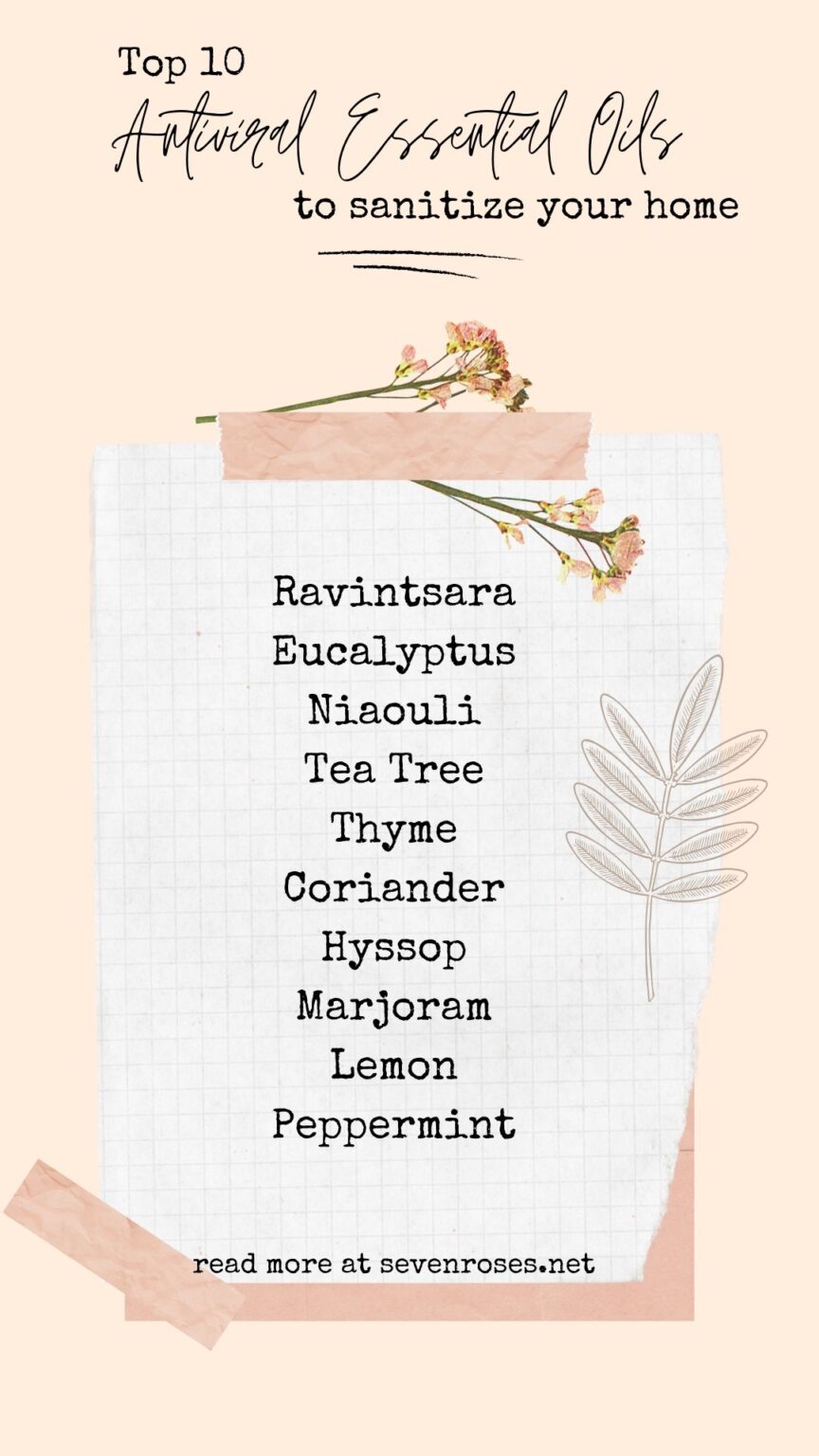 Top 10 antiviral essential oils to diffuse to sanitize your home