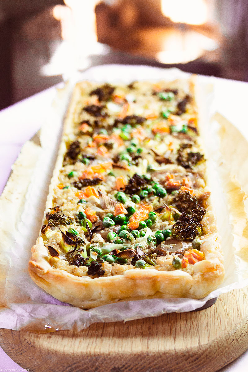 Spring Vegetable Tart for Mother's Day