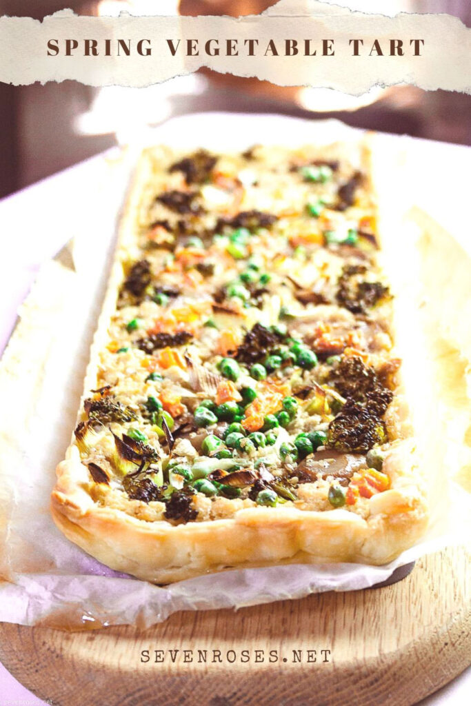 This Spring Vegetable Tart is the easiest dish you will make this spring