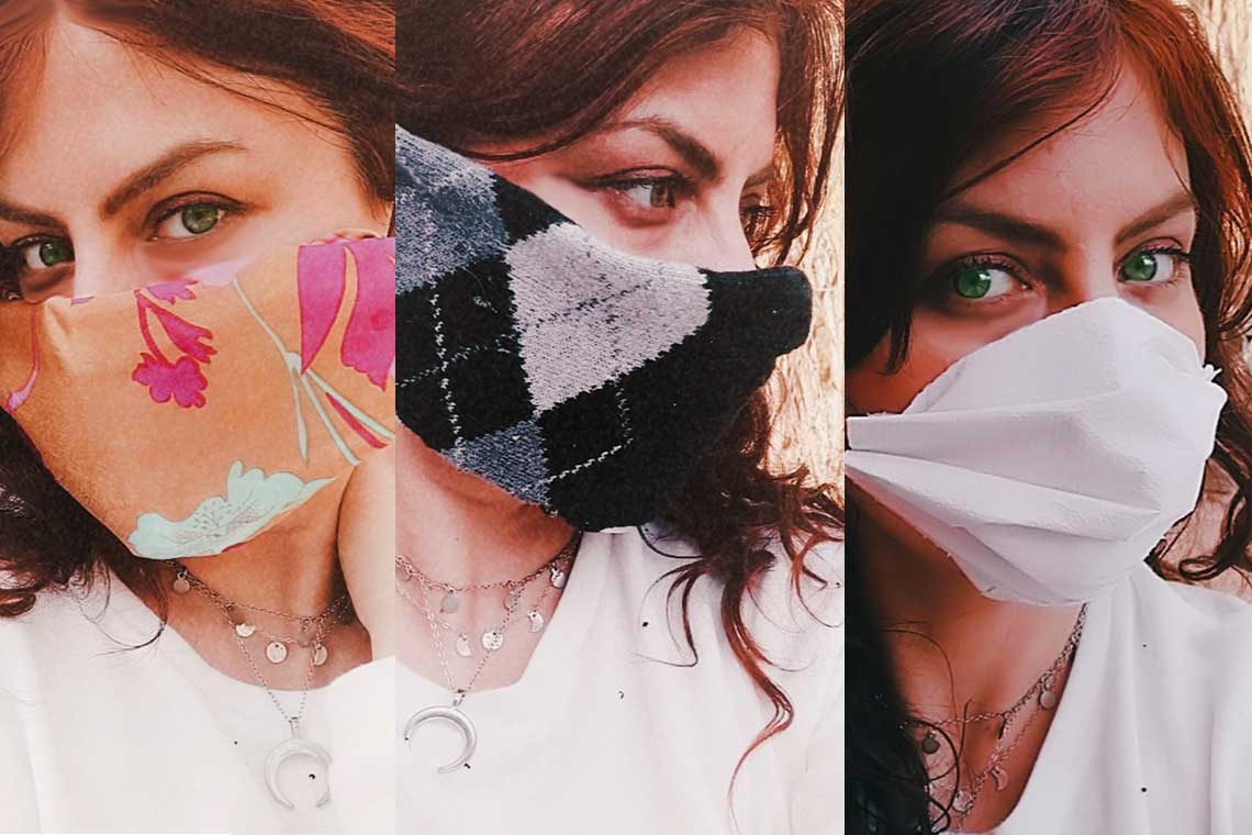 How to make a quick DIY no-sew face mask at home - 3 ways!