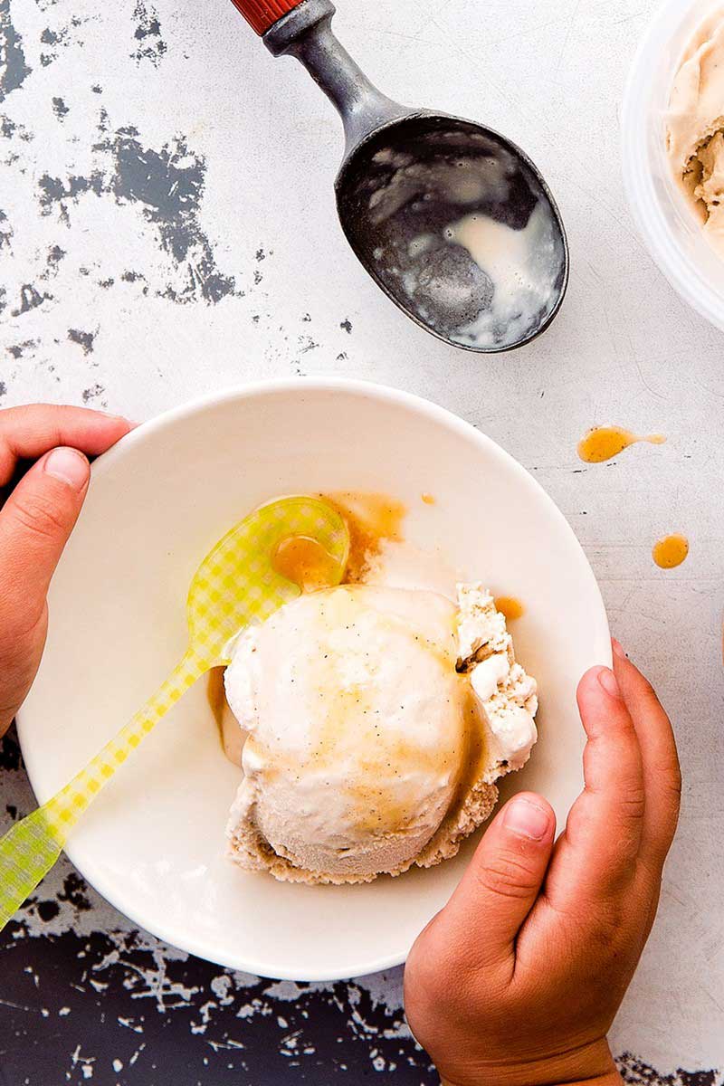 Dairy-Free Salted Caramel Ice Cream