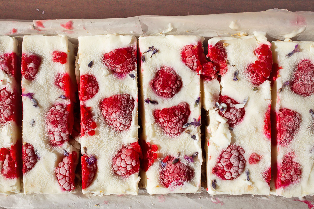 A fresh summer snack made with yogurt and fresh berries