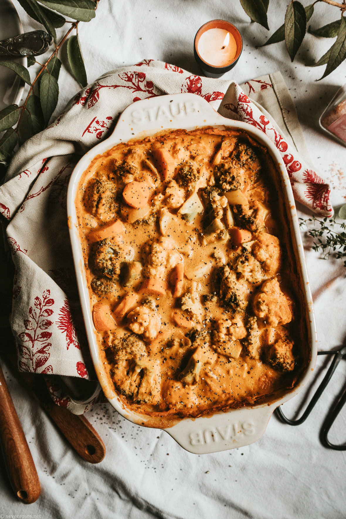 Vegetable Divan - Vegan casserole