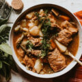 Hearty Vegan stew - easy & delicious cold weather comfort food