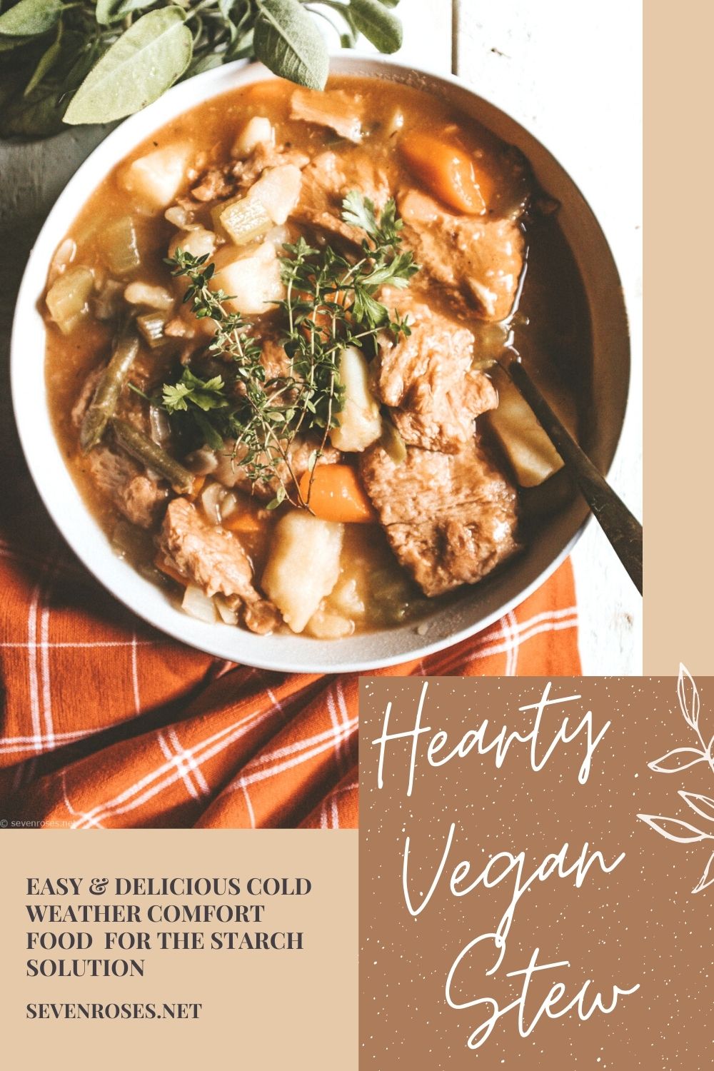 Hearty Vegan stew - easy & delicious cold weather comfort food for the ...