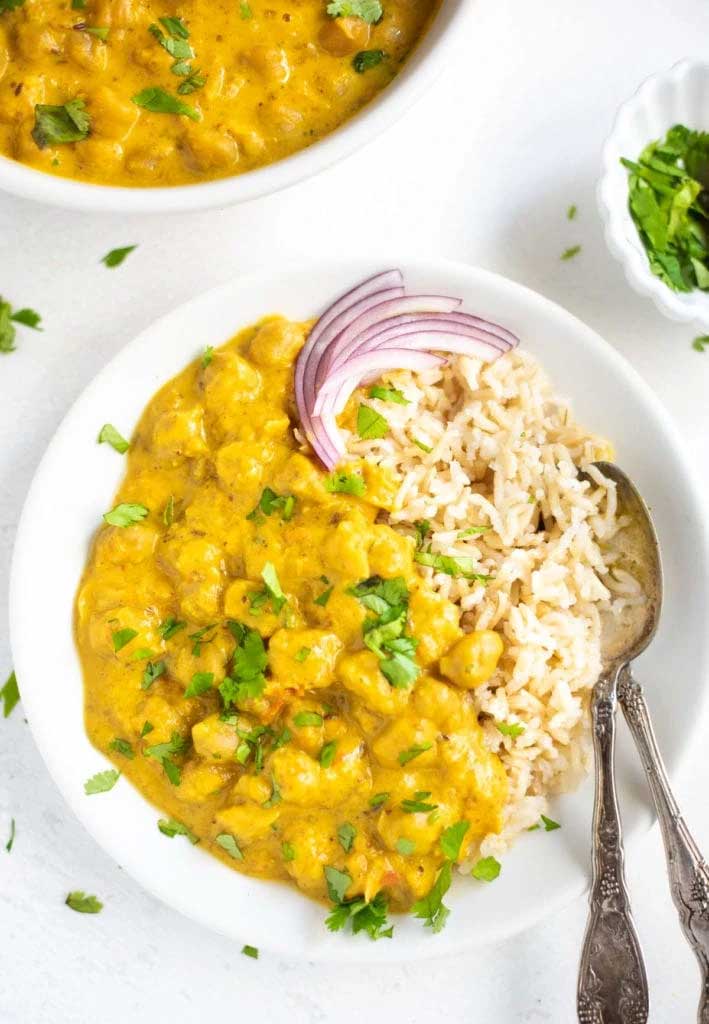 Instant Pot Coconut Chickpea Curry